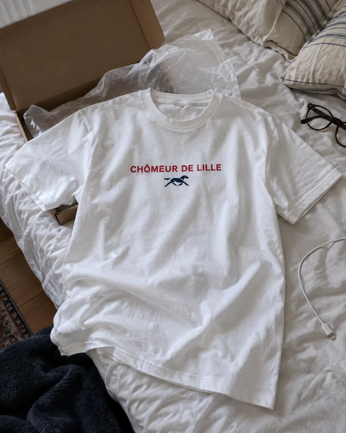 Chômeur de Lille — blanc porté par un client — photo 2