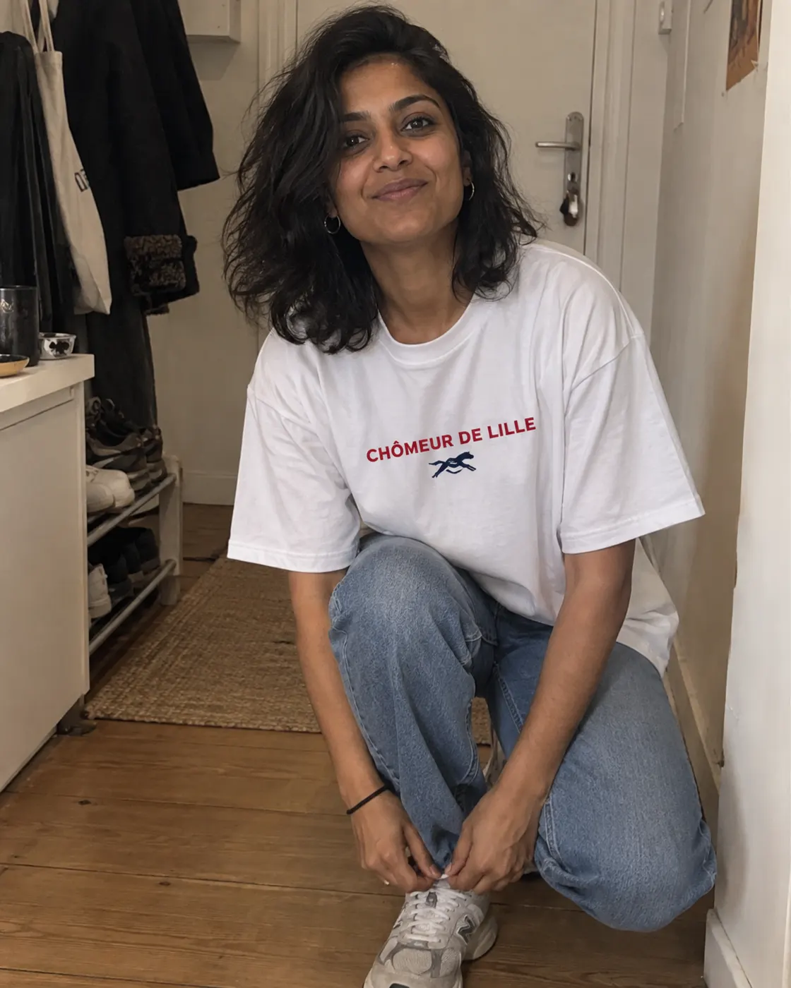 Chômeur de Lille — blanc porté par un client — photo 2