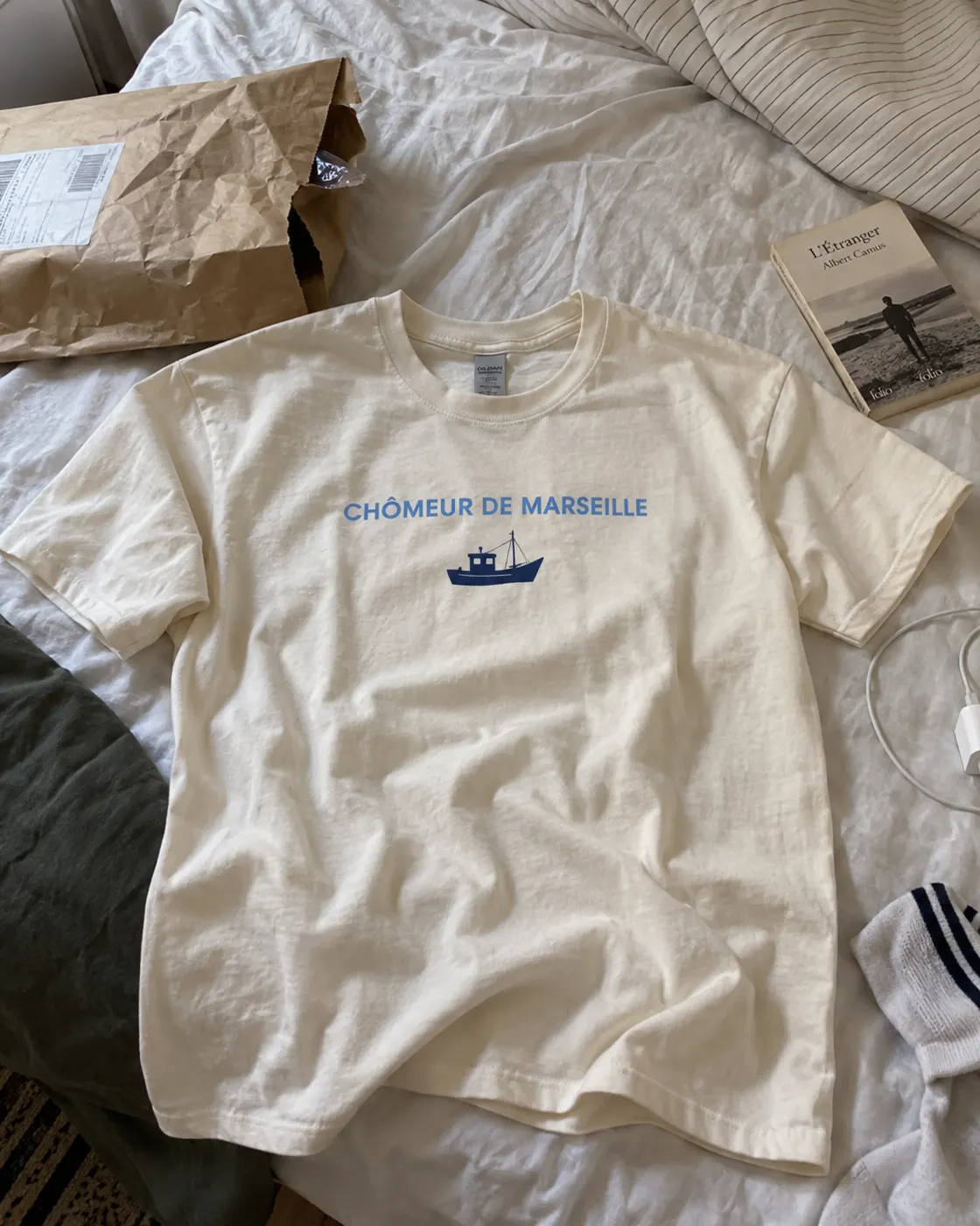 Chômeur de Marseille — écru porté par un client — photo 1