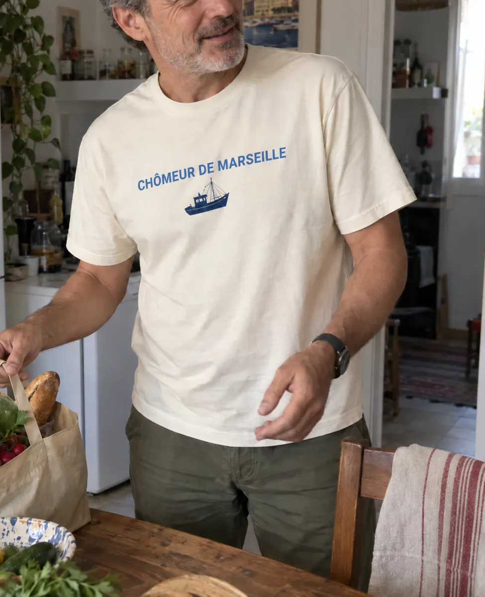 Chômeur de Marseille — écru porté par un client — photo 2